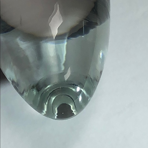 Crystal wine bottle stopper with etched bottom - Picture 9 of 12
